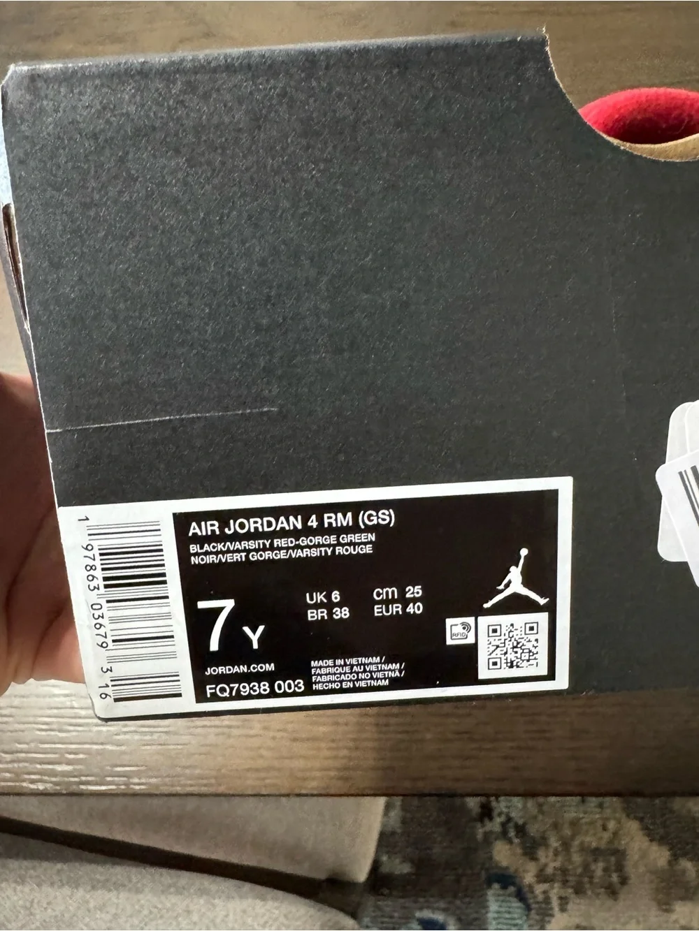 Air Jordan 4 RM 7y